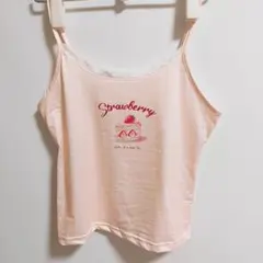 SHEIN キャミソール Strawberry ピンクのサムネイル