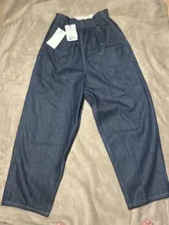 H beauty and youth オーバーサイズ ダークデニムパンツ