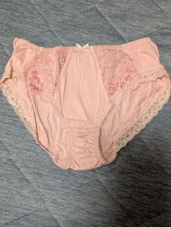ピンクのレースショーツ LLサイズ