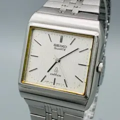 希少 稼働】80s セイコー ヴィンテージ3面カットガラス シャリオ 時計 