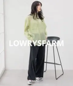 新品タグ付☆ LOWRYSFARM シアーバンドシャツ