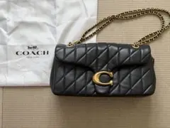 COACH キルティング チェーンショルダーバッグ