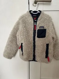 Patagonia フリースジャケット ベージュ/ネイビー