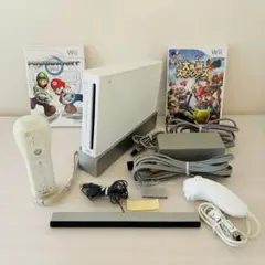 Nintendo wii シロ 直ぐに遊べるセット ソフト2本付き