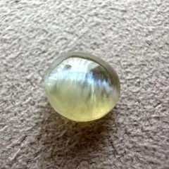 JD37☆高級 クリソベリルキャッツアイ2.43ct D pt ヘッド 鑑付 - メルカリ