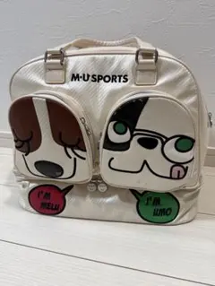 M・U SPORTS ボストンバッグ 2段式 シューズ収納 ゴルフ 犬