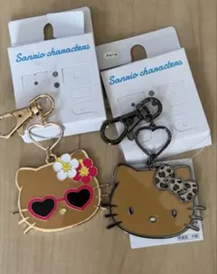 【未使用品・4個セット】サンリオ✕アベイル◎日焼けキティ ハローキティ アベイルコラボ 日焼けキティ4種マスコットチャーム