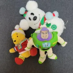 バズ・ライトイヤー プーさん ミッキー・マウス ぬいぐるみセット