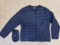 UNIQLO XL ウルトラライトダウン　ネイビー　美品