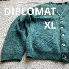 DIPLOMAT 60s XL Bigsize モヘアカーディガン 毛足長 緑 2026年最新】DIPLOMAT モヘアの人気アイテム - メルカリ