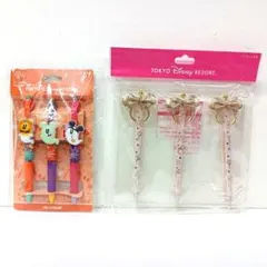 ディズニーリゾート　ハロウィン 2019　ミニー カチューシャ　ボールペン　2点