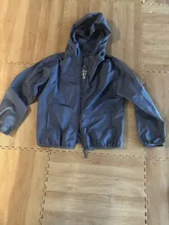 【中古】お値下げ2月セールUNIQLO ポケット付きジャンバー140 ネイビー