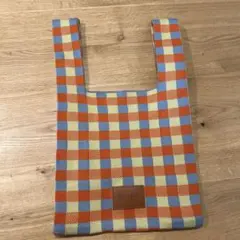 BEAMS HEART チェック柄トートバッグ