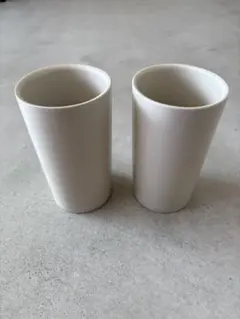 MUJI 磁器ベージュ キッチンツールスタンド 2個セットのサムネイル