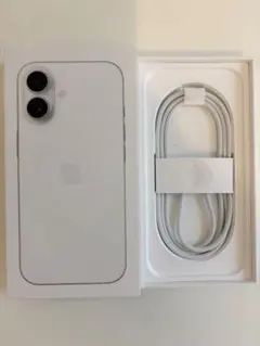 iPhone17空箱　ホワイト　純正USB-Cケーブル付き