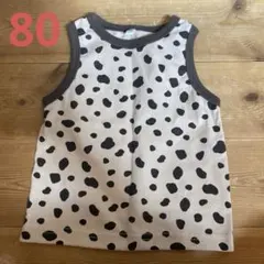 牛柄タンクトップ　80cm