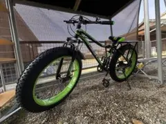 電動アシスト自転車26インチ シマノ21段変速 アルミフレーム 緑色