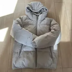 ヒートパデッドブルゾン GU ダウン アウター ナチュラル