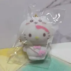ちいかわ サンリオ フロッキーマスコットチャーム ハローキティ