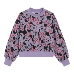 GU ジーユー トレーナー クロップドスウェットプルオーバー 長袖 Disney