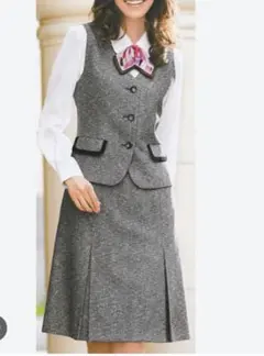 事務服　ベスト＆スカートセット　ボンマックス　9号