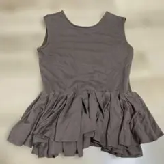 Drawer ノースリーブ チュニック グレー サイズ1 ユナイテッドアローズ
