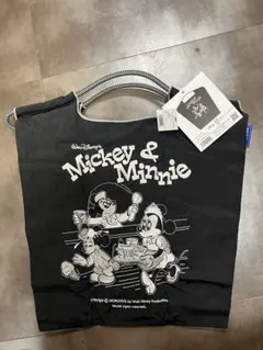 新品正規品 Ball&Chain ボール＆チェーン トートバッグ ミッキー 黒M