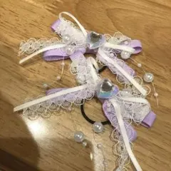 豪華リボン　ヘアゴム