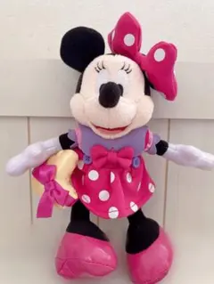 ミニー　ぬいぐるみバッジ　トゥーンタウン