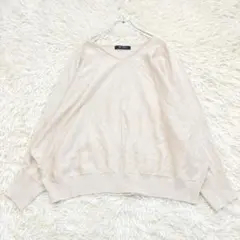 y8680良品✨ナノユニバース 長袖ニット カットソー ドルマンスリーブ 綺麗め