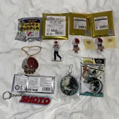 未使用僕のヒーローアカデミア轟焦凍キーホルダー、アクスタ、ミラー、マスコット6点