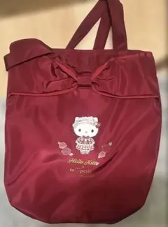 ハローキティ トートバッグ ワインレッド