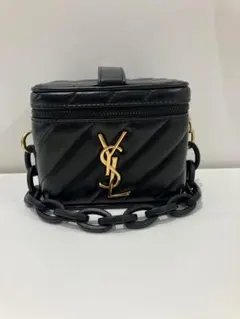 YSL ボーテブラック キルティングポーチ
