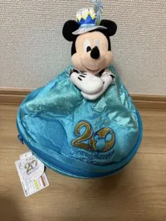 東京ディズニーシー　20周年　アクアスフィア 収納クッション　タイムトゥシャイン