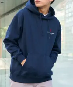 U.S. POLO ASSN. ネイビー プルオーバーパーカー　美品