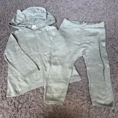H＆M ミントグリーン 上下セット