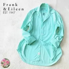 【美品】フランク&アイリーンEileen コットンスキッパーシャツ 米国 春色