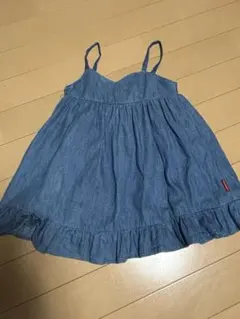 moujonjon デニムフリルキャミソール 95cm