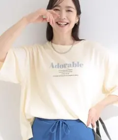 美品 Cutie Blonde カジュアル 5分袖シアーTシャツ シューラルーのサムネイル