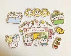 ちいかわ　ハチワレ　うさぎ　立体シール　フレークシール