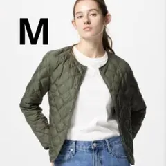 パフテックキルティングジャケット/ウォームパデッド　M オリーブ