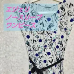 エジェリ　ノースリーブワンピース