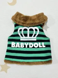 BABYDOLL ベスト　リバーシブル　80