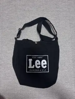 Lee 黒 トートバッグ ショルダーバッグ