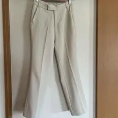 【LOWRYSFARM】フレアパンツ アイボリーMサイズ