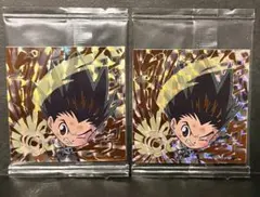 HUNTER×HUNTER シール×ウエハースvol.3 ゴン HR 2枚セット