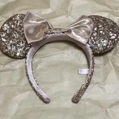 ディズニー　カチューシャ　ミニーマウス　カチューシャ　スパンコール