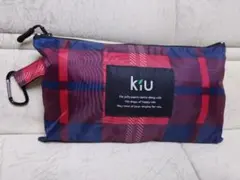 【新品・未使用品】 KiU フード付きレインポンチョ　 　(チェック柄)のサムネイル