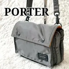 廃盤　PORTER 　ポーター　タンカー　シルバー ショルダーバッグ　ミニ　S