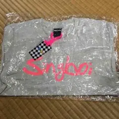 ムネヒロ munehiro シングボイ レゲエ Tシャツオートミール120ピンク